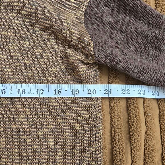 Bill Baber Handmade Scotland Womens 2-Tone Brown Open Knit Wool Knit Sweater M - Picture 9 of 10